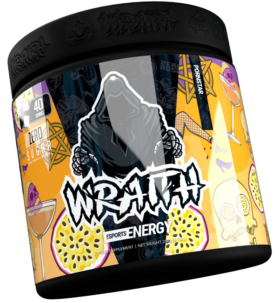 Wraith® Gaming Fuel Energy Drink Formula Pornstar Cocktail Flavour