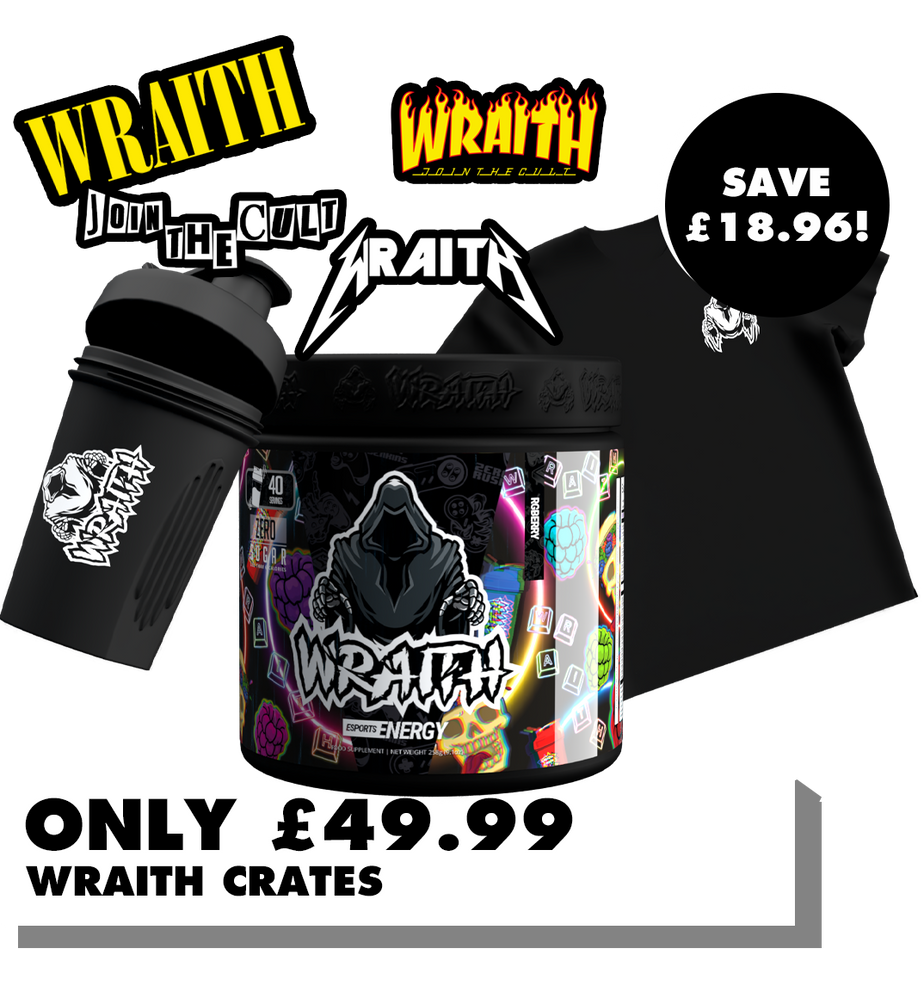 Wraith® Crates - The Ultimate Gaming Energy Drink Starter Pack – Wraith ...